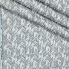 Shirt Fabric ManTire Giza Cotton Printed Colour Multicolour