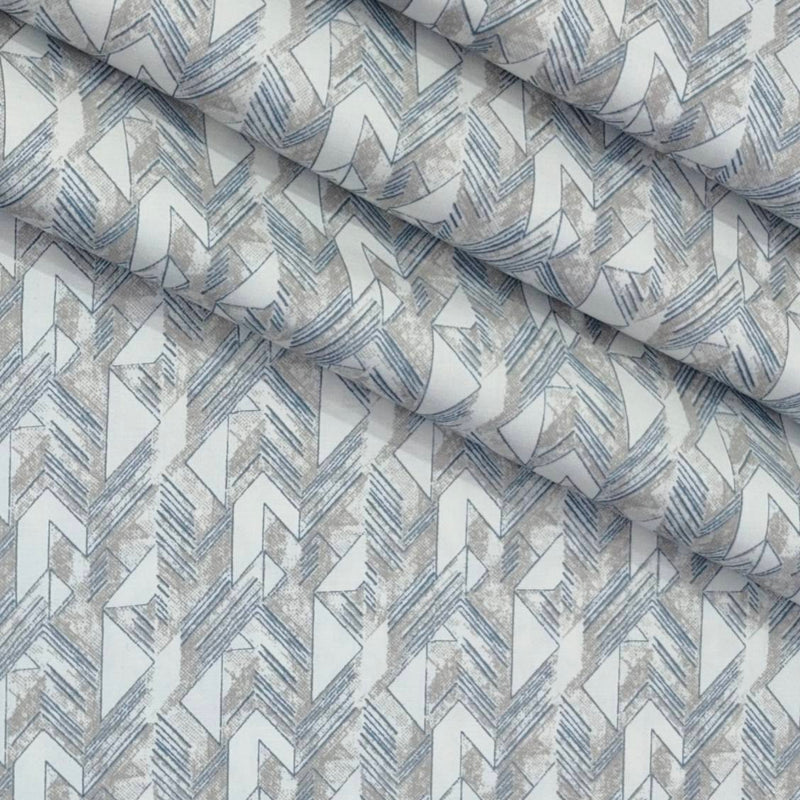 Shirt Fabric ManTire Giza Cotton Printed Colour Multicolour