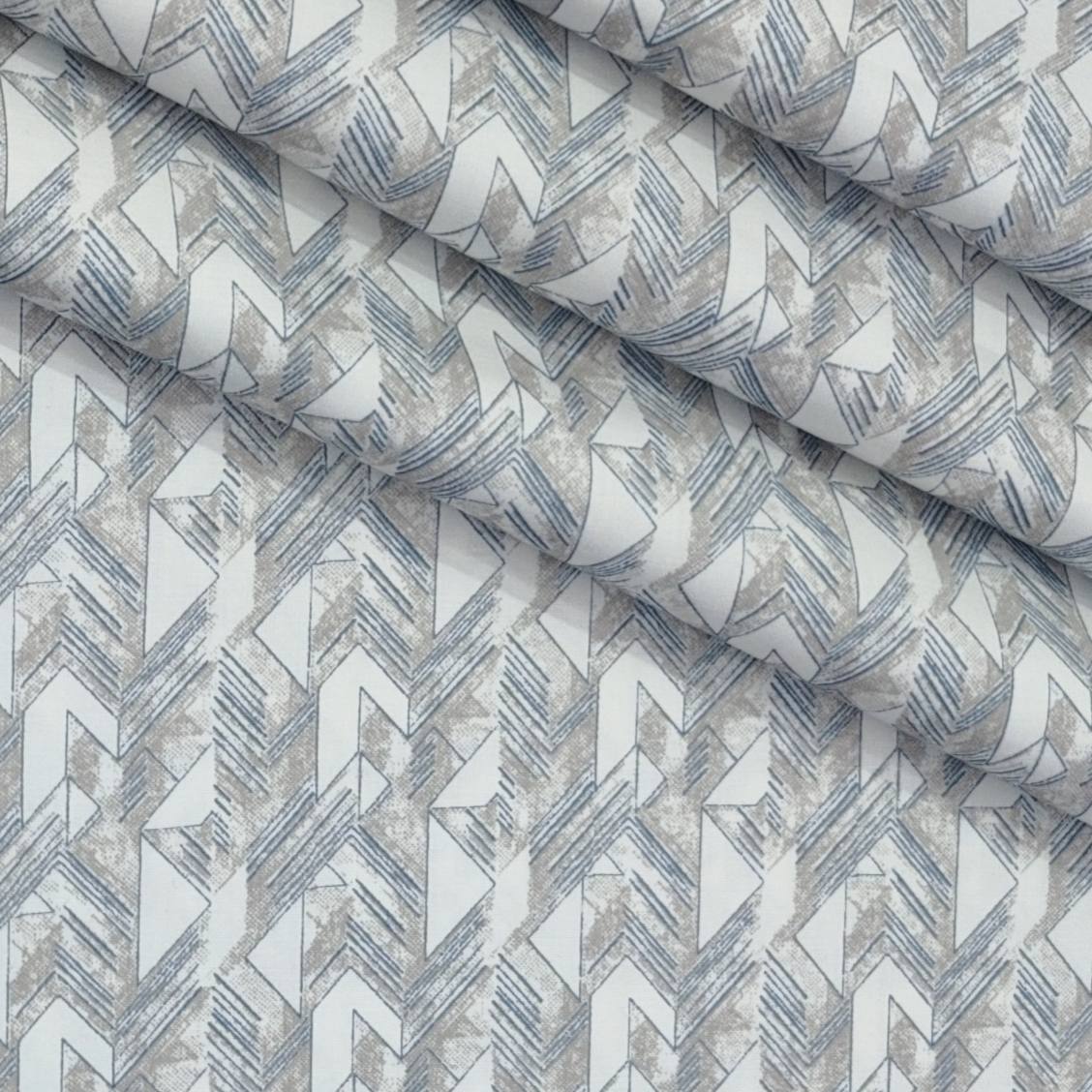Shirt Fabric ManTire Giza Cotton Printed Colour Multicolour