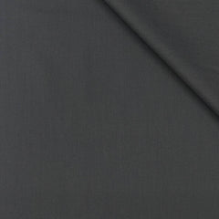 Trouser Fabric OCM Super 130s Wool Blended Plain Colour Zinc Grey