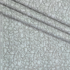 Shirt Fabric ManTire Giza Cotton Printed Colour Faded Green