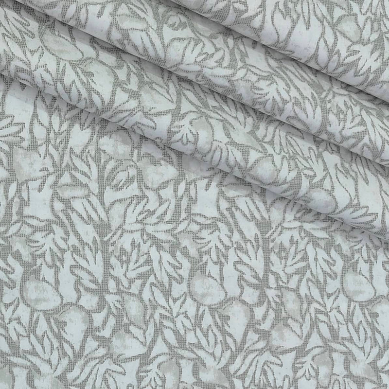 Shirt Fabric ManTire Giza Cotton Printed Colour Faded Green
