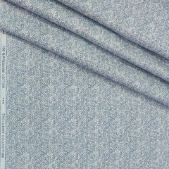 Shirt Fabric ManTire Giza Cotton Printed Colour Light Blue