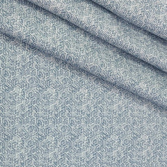 Shirt Fabric ManTire Giza Cotton Printed Colour Light Blue