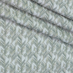 Shirt Fabric ManTire Giza Cotton Printed Colour Light Green