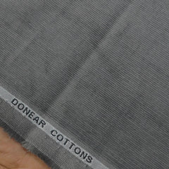 Corduroy Donear Pure Cotton stretchable Trouser Fabric Colour Grey