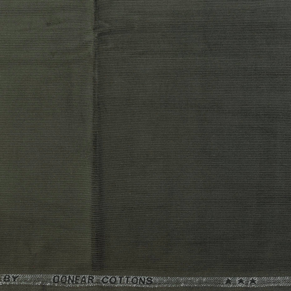 Corduroy Donear Pure Cotton stretchable Trouser Fabric Colour Faded Dark Green