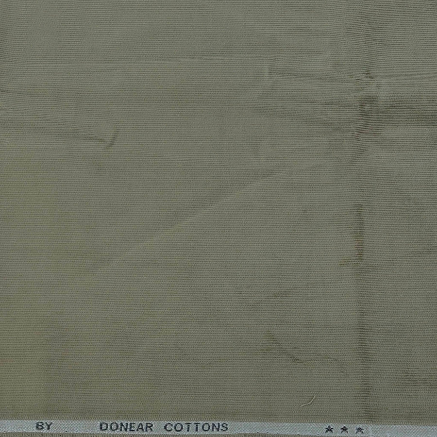 Corduroy Donear Pure Cotton stretchable Trouser Fabric Colour Light Green
