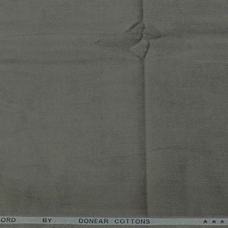 Corduroy Donear Pure Cotton stretchable Trouser Fabric Colour Greenish Grey