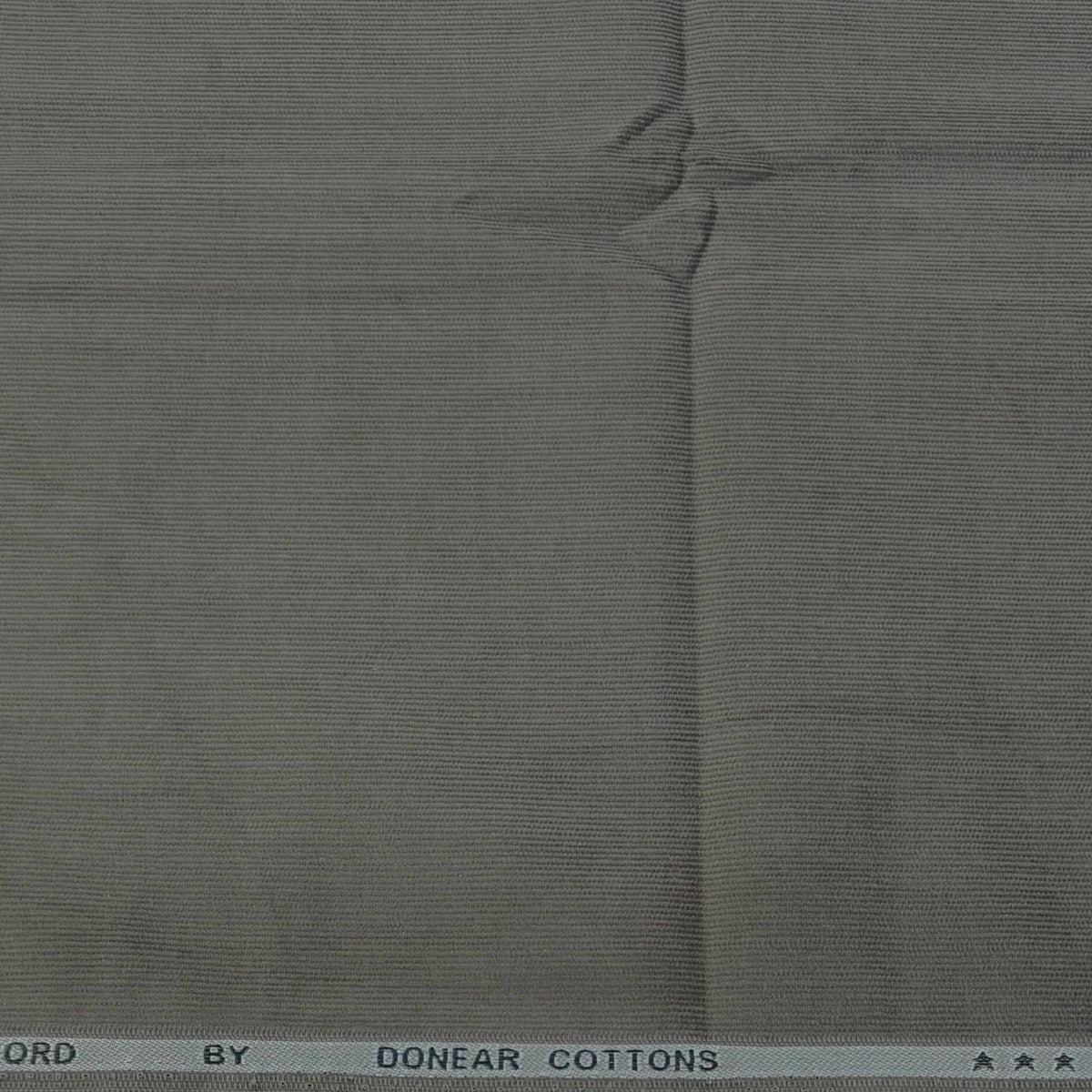 Corduroy Donear Pure Cotton stretchable Trouser Fabric Colour Greenish Grey