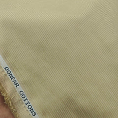 Corduroy Donear Pure Cotton stretchable Thick Trouser Fabric Pin Lining Colour Light Brown
