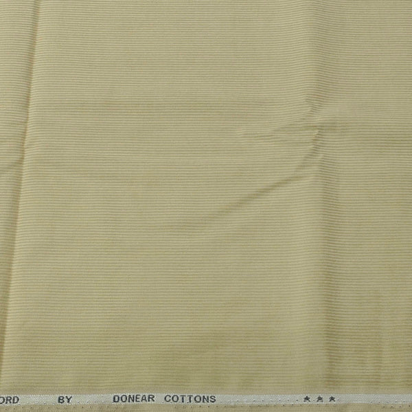 Corduroy Donear Pure Cotton stretchable Thick Trouser Fabric Pin Lining Colour Light Brown