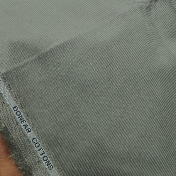 Corduroy Donear Pure Cotton stretchable Thick Trouser Fabric Pin Lining Colour Light Green