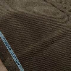 Corduroy Donear Pure Cotton stretchable Thick Trouser Fabric Pin Lining Colour Peanut Brown