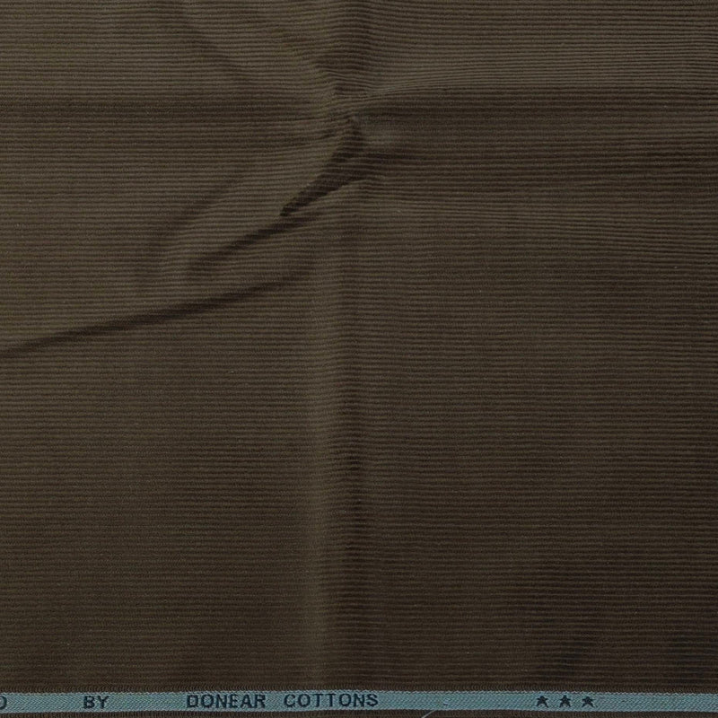 Corduroy Donear Pure Cotton stretchable Thick Trouser Fabric Pin Lining Colour Peanut Brown