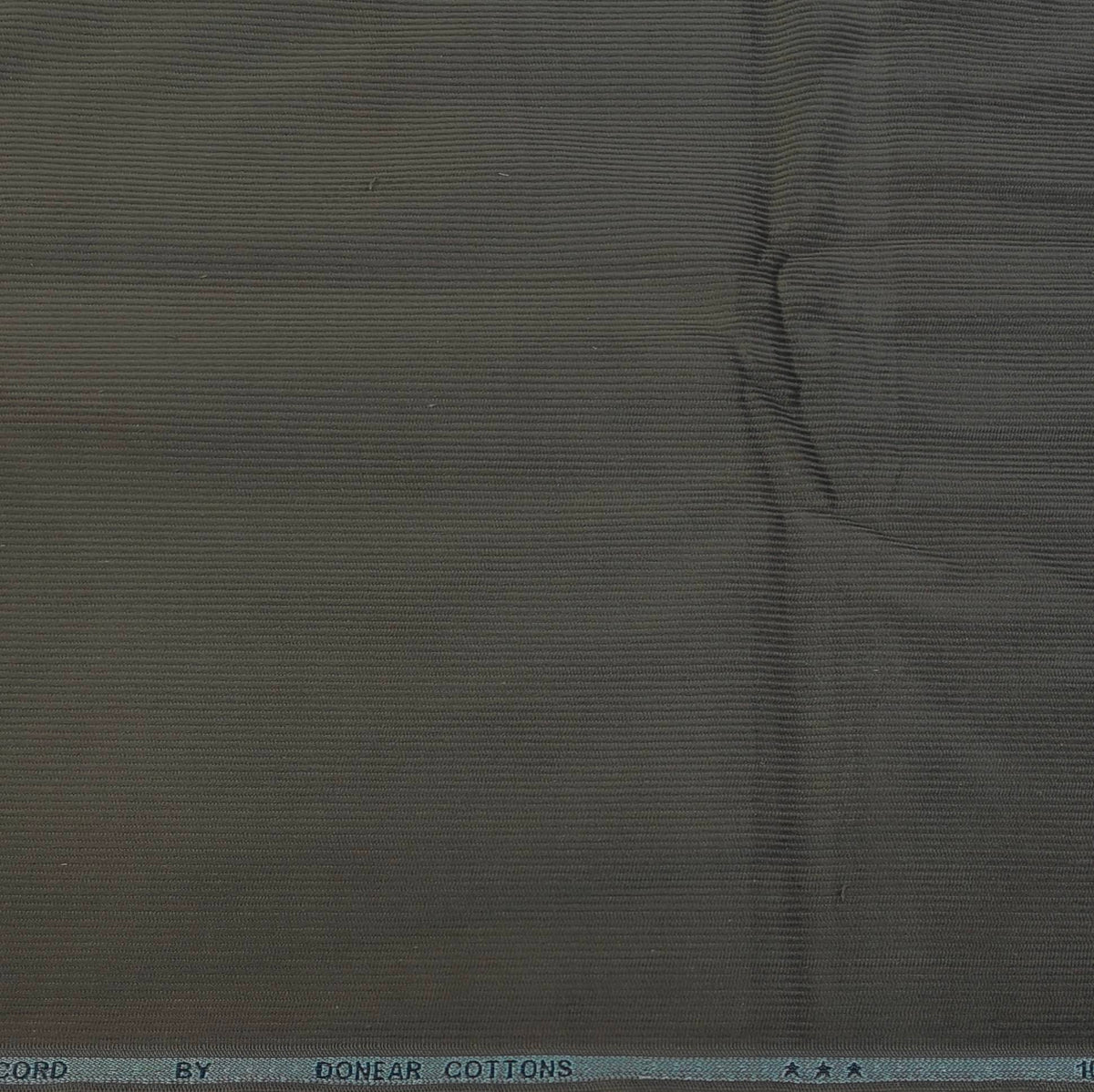 Corduroy Donear Pure Cotton stretchable Thick Trouser Fabric Pin Lining Colour Greenish Grey