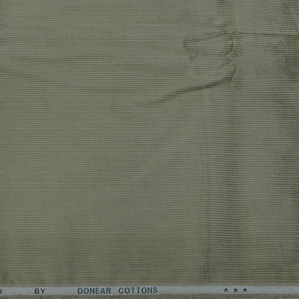 Corduroy Donear Pure Cotton stretchable Thick Trouser Fabric Pin Lining Colour Green