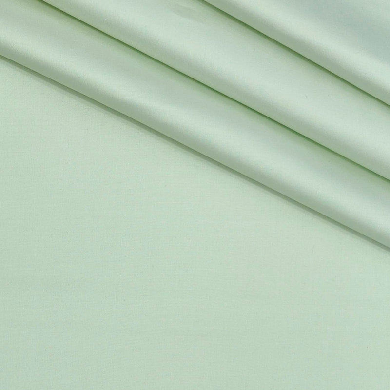 Shirt Fabric Raymond 70s Giza Cotton Plain Colour Light Tea Green