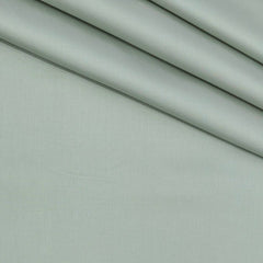 Shirt Fabric Raymond 70s Giza Cotton Plain Colour Greenish Grey