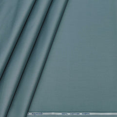 Shirt Fabric Raymond 70s Giza Cotton Plain Colour Iceberg Blue