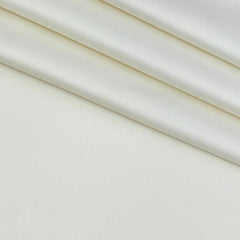 Shirt Fabric Raymond 70s Giza Cotton Plain Colour Off White