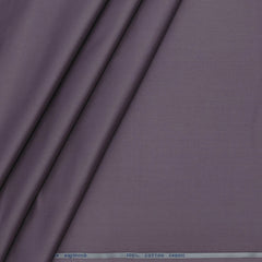 Shirt Fabric Raymond 70s Giza Cotton Plain Colour Light Purple