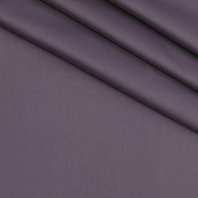 Shirt Fabric Raymond 70s Giza Cotton Plain Colour Light Purple