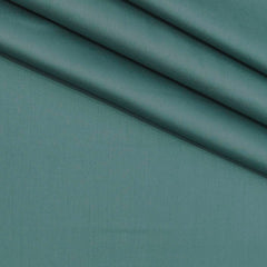 Shirt Fabric Raymond 70s Giza Cotton Plain Colour Cadmium Green