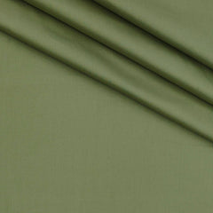 Shirt Fabric Raymond 70s Giza Cotton Plain Colour Green