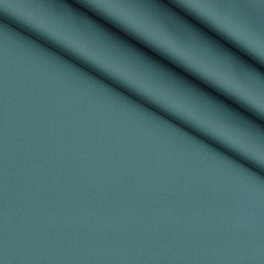 Shirt Fabric Soktas 80s Giza Cotton Plain Colour Glaucous Green