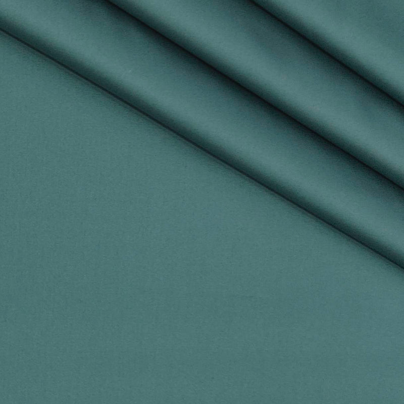 Shirt Fabric Soktas 80s Giza Cotton Plain Colour Glaucous Green
