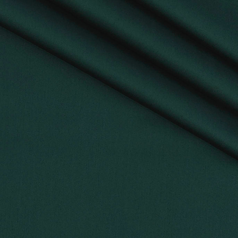 Shirt Fabric Soktas 80s Giza Cotton Plain Colour Bottle Green