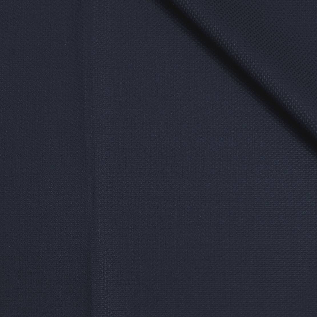 Trouser Fabric Canetti Italy Luxury 100s Wool Blended Dobby Colour Dark Blue