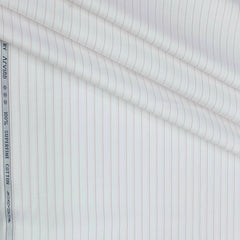 Shirt Fabric Arvind 100% Pure Cotton Lining Colour Pink N White