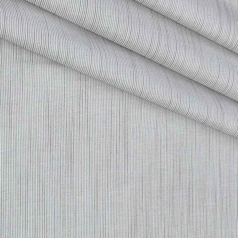 Shirt Fabric Arvind 100% Pure Cotton Pin Lining Colour Ant Brown