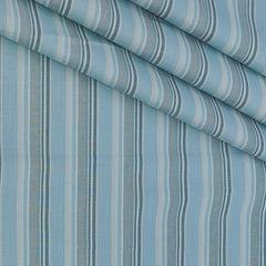 Shirt Fabric Arvind 100% Pure Cotton Broad Lining Colour Ocean Blue