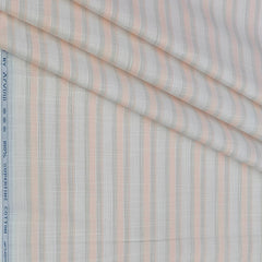 Shirt Fabric Arvind 100% Pure Cotton Lining Colour Light Pink,Peach
