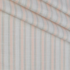 Shirt Fabric Arvind 100% Pure Cotton Lining Colour Light Pink,Peach