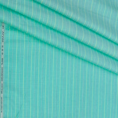 Shirt Fabric Arvind 100% Pure Cotton Lining Colour Pistachio Green