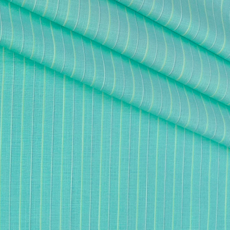 Shirt Fabric Arvind 100% Pure Cotton Lining Colour Pistachio Green
