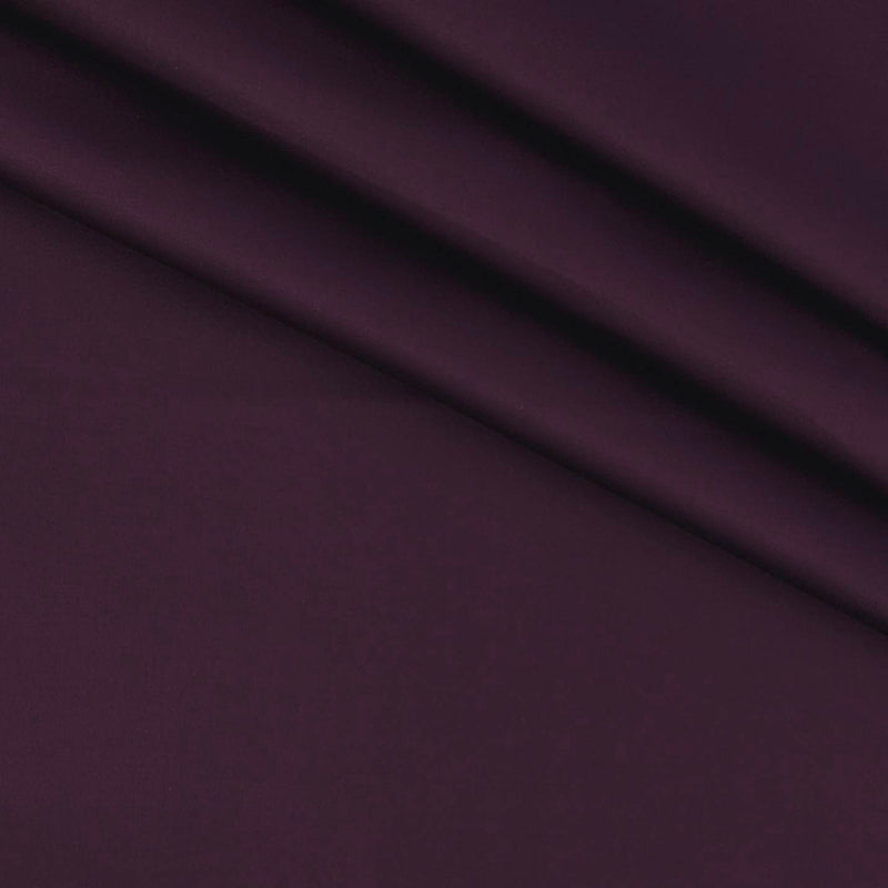 Shirt Fabric Arvind 60s Giza Cotton Plain Colour Dark Purple
