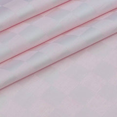 Shirt Fabric Raymond 100% Giza Cotton Check Colour Pink