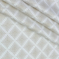 Shirt Fabric Raymond 100% Giza Cotton Digital Print Colour Brown