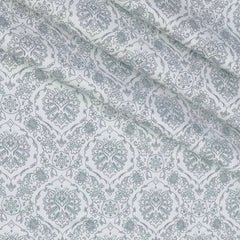 Shirt Fabric Raymond 60s Giza Cotton Print Colour Grey