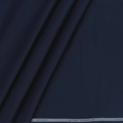 Shirt Fabric Arvind 60s Giza Cotton Plain Colour Dark Blue