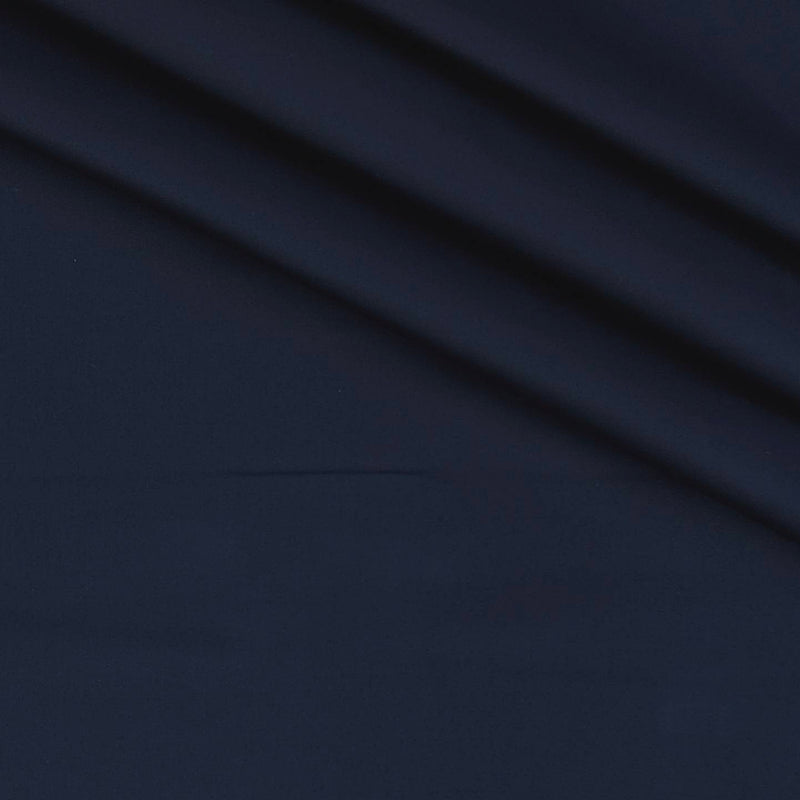 Shirt Fabric Arvind 60s Giza Cotton Plain Colour Dark Blue