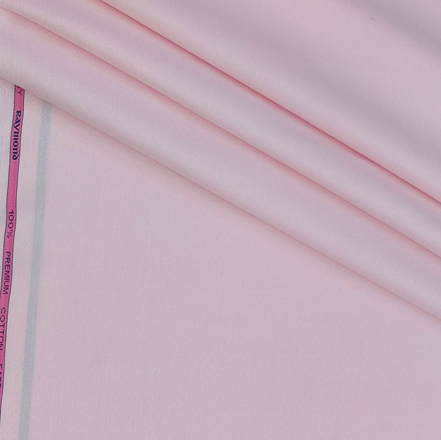 Shirt Fabric Raymond 100% Giza Cotton Jacquard Colour Pink