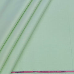Shirt Fabric Raymond 100% Giza Cotton Jacquard Colour Mint Green