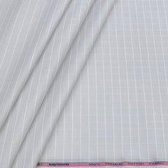 Shirt Fabric Raymond 100% Giza Cotton Check Colour Fade Lavender