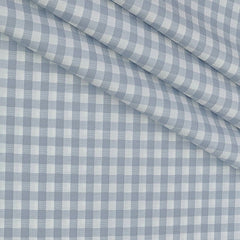 Shirt Fabric Raymond 100% Giza Cotton Check Colour Grey N White